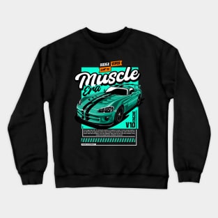 Dodge Viper SRT-10 Muscle Era Crewneck Sweatshirt